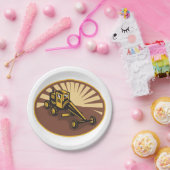 Retro Grader Pappteller (Party)