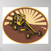 Retro Grader Poster (Vorne)