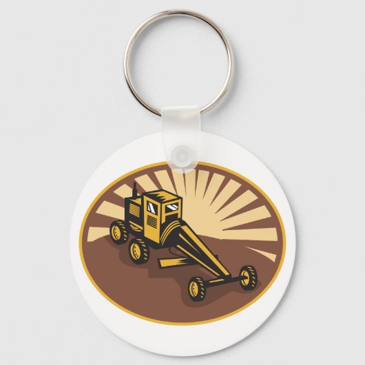 Retro Grader Schlüsselanhänger (Vorderseite)