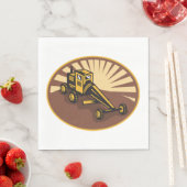 Retro Grader Serviette (Beispiel)