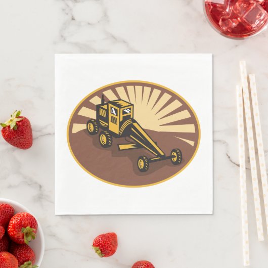 Retro Grader Serviette (Beispiel)