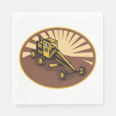 Retro Grader Serviette (Vorderseite)