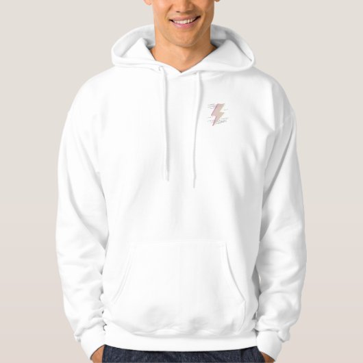 Retro Graffiti One Day At A Time Motivational Hood Hoodie (Vorderseite)