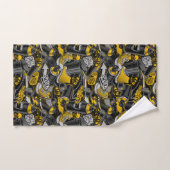 Retro Graffiti Urban Street Pattern Badhandtuch Set (Handtuch)