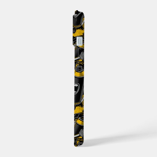 Retro Graffiti Urban Street Pattern iPhone 15 Hülle (Linke Seite)