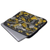 Retro Graffiti Urban Street Pattern Laptopschutzhülle (Vorne Knopf)