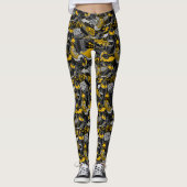 Retro Graffiti Urban Street Pattern Leggings (Vorderseite)