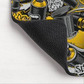 Retro Graffiti Urban Street Pattern Mousepad (Ecke)