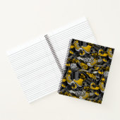 Retro Graffiti Urban Street Pattern Notizblock (Innenseite)