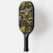 Retro Graffiti Urban Street Pattern Pickleball Schläger (Links)