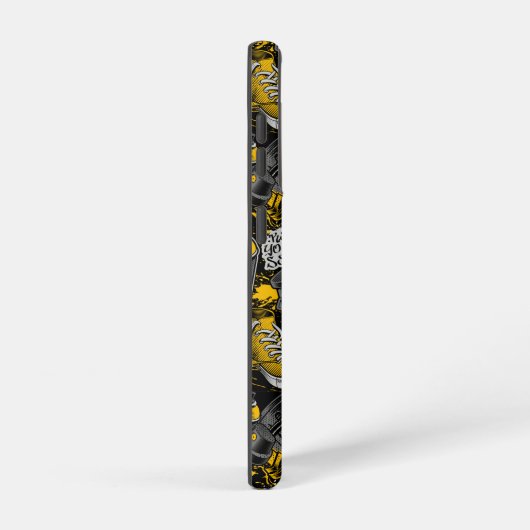 Retro Graffiti Urban Street Pattern Samsung Galaxy Hülle (Rechte Seite)