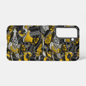 Retro Graffiti Urban Street Pattern Samsung Galaxy Hülle (Rückseite (Horizontal))