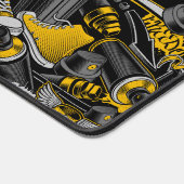 Retro Graffiti Urban Street Pattern Schreibtischunterlage (Ecke)