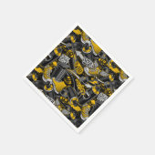 Retro Graffiti Urban Street Pattern Serviette (Ecke)