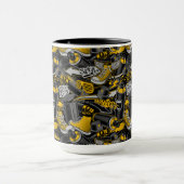 Retro Graffiti Urban Street Pattern Tasse (Zentrum)