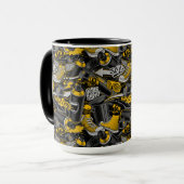 Retro Graffiti Urban Street Pattern Tasse (Vorderseite Links)