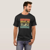Retro Grafik E Bike Mountainbike Fahrrad E Bike T-Shirt (Vorne ganz)