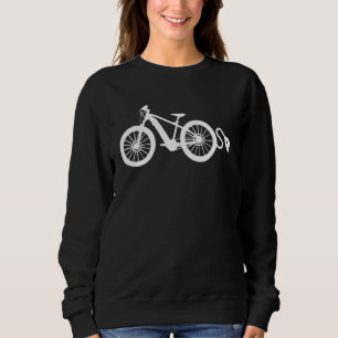 Retro-Grafik-E-Bike-Mountainbiking-Fahrrad E-Bike Sweatshirt