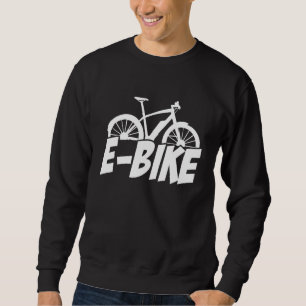 Retro-Grafik-E-Bike-Mountainbiking-Fahrrad E-Bike Sweatshirt