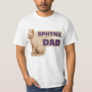 Retro-Grafik für Besitzer einer haarlosen Sphynx-K T-Shirt