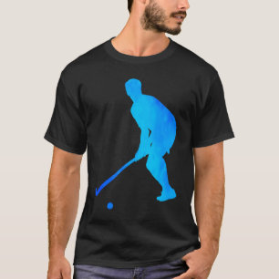 Retro-Grafik-Hockeyspieler-Feldhockey-Hockeyschläg T-Shirt