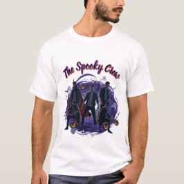 Retro-Grafik-Horrort-Shirt The Spooky Crew T-Shirt