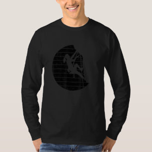 Retro-Grafik-Kletterboulderer-Felsenkletterer-Mou T-Shirt