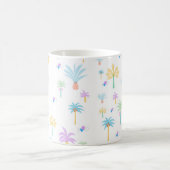 Retro-Grafik-Palmen  Kaffeetasse (Mittel)