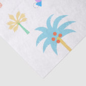 Retro-Grafik-Palmen Seidenpapier (Detail)
