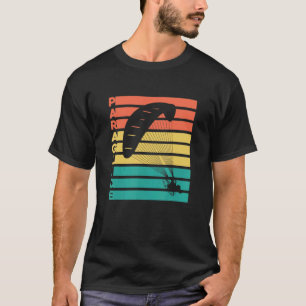 Retro-Grafik-Paragliding-Paragleiter-Fallschirm Hi T-Shirt