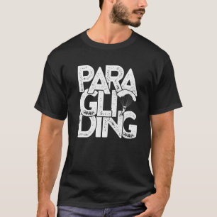 Retro-Grafik-Paragliding-Paragleiter-Fallschirm-Hi T-Shirt