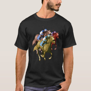 Retro-Grafik Pferdeliebhaber Reitsport Reiter Pfer T-Shirt