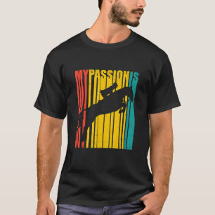 Retro-Grafik Pferdeliebhaber Reitsport Reiter Pfer T-Shirt