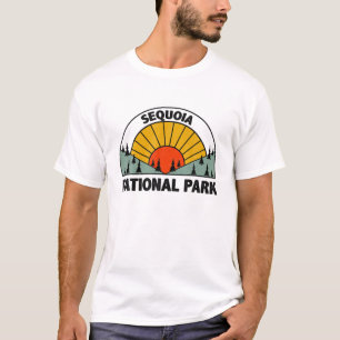 Retro Grafik Reise Liebhaber Vintage Sequoia Natio T-Shirt