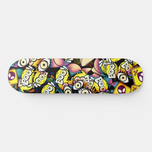 Retro-Grafik Skateboard (Horizontal)