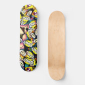 Retro-Grafik Skateboard (Vorderseite)