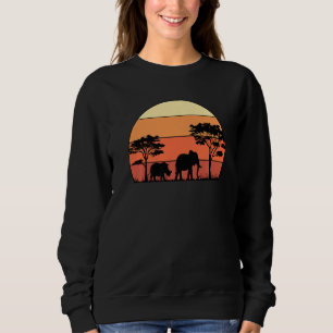 Retro-Grafik Tierpfleger Zoo Pfleger Tierliebe Sweatshirt