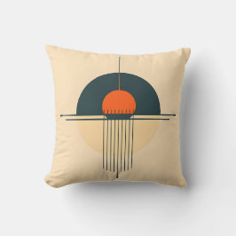 Retro-Grafikdesign Kissen