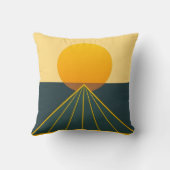 Retro-Grafikdesign Kissen (Rückseite)