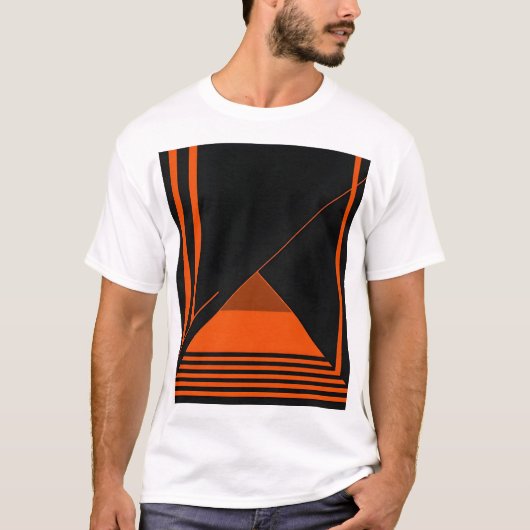 Retro-Grafikdesign T-Shirt (Vorderseite)