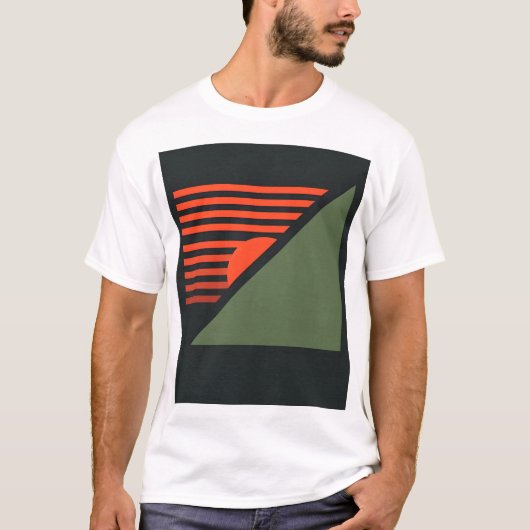 Retro-Grafikdesign T-Shirt (Vorderseite)