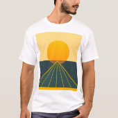 Retro-Grafikdesign T-Shirt (Vorderseite)