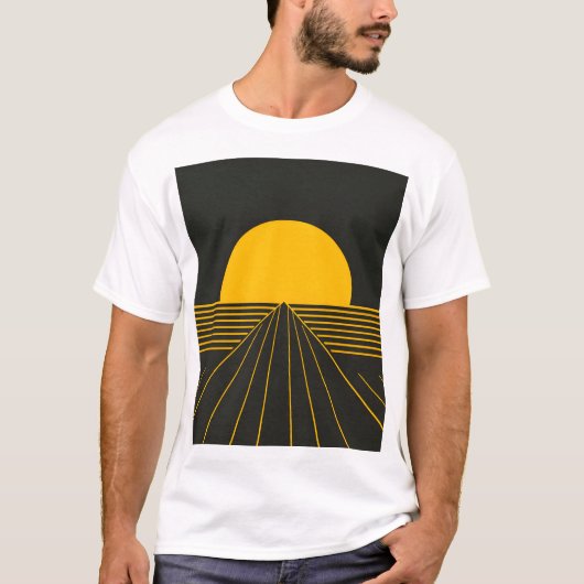 Retro-Grafikdesign T-Shirt (Vorderseite)