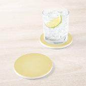 Retro Grainy Beige Hintergrund Getränkeuntersetzer (Seite)