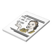 Retro Gram Geschenke Notizblock (Rotiert)