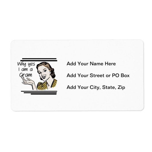 Retro Gramm-T-Shirts und Geschenke (Vorne)