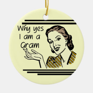 Retro Gramm-T-Shirts und Geschenke Keramikornament