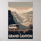 Retro Grand Canyon Adventure Poster (Vorne)