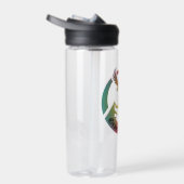 Retro Grand Canyon Wandern Sonnenuntergang T - Shi Trinkflasche (Rechts)