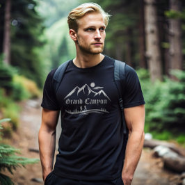 Retro Grand Canyon Wandern T-Shirt
